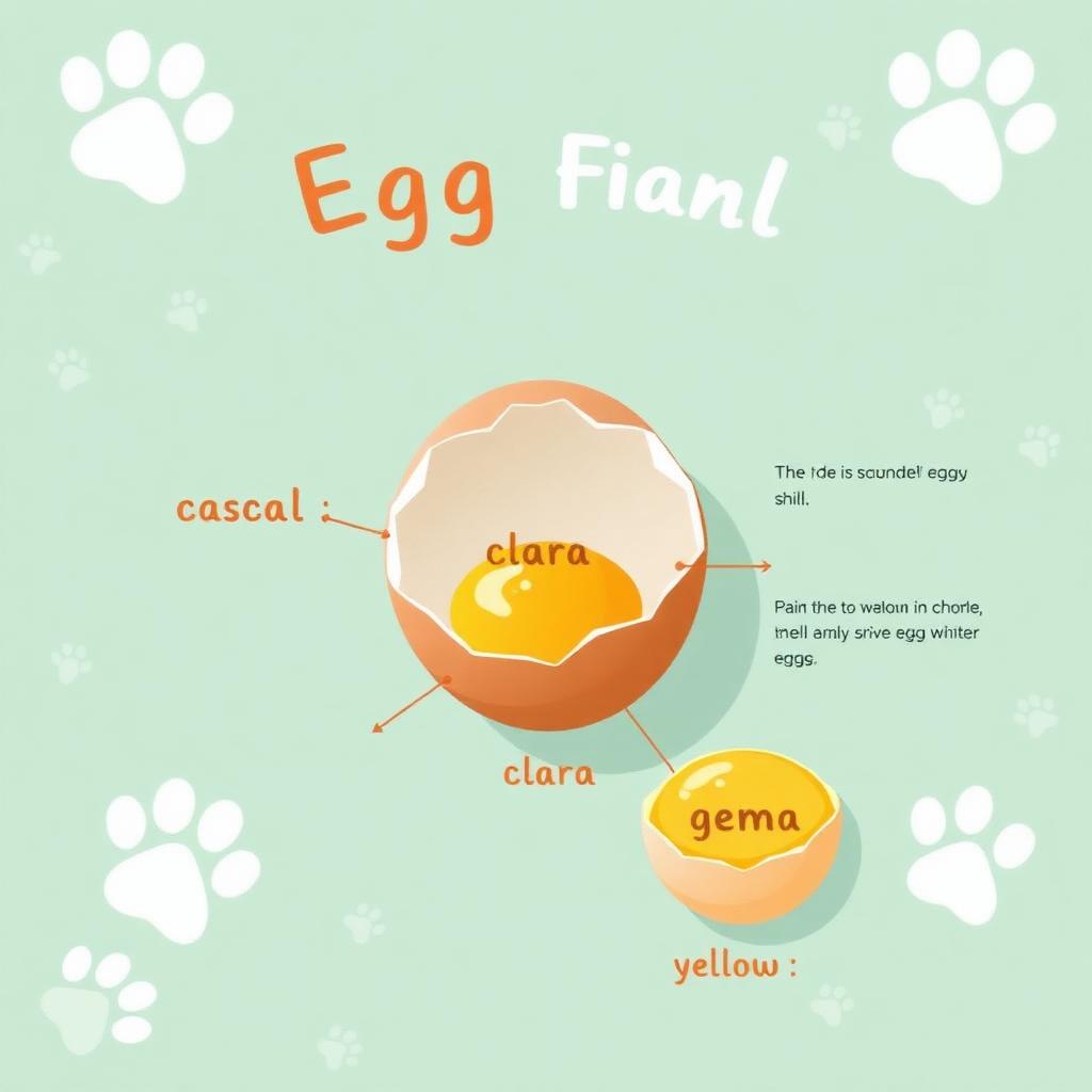 Partes do ovo: casca, clara e gema