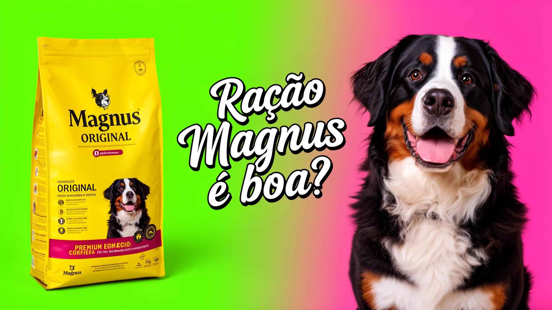 Ração Magnus é boa? Pacote de ração com Bernese Mountain Dog