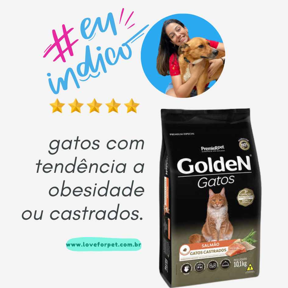 Ração para cachorro castrato Golden